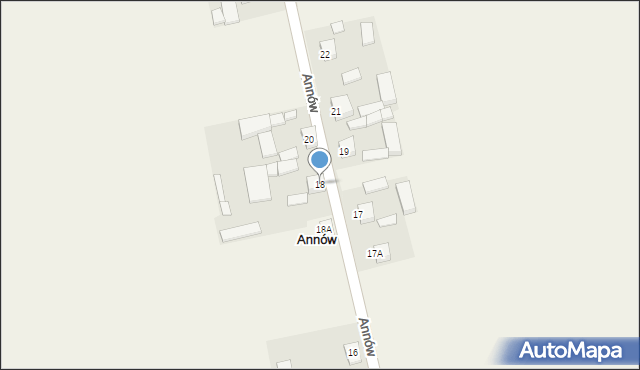 Annów, Annów, 18, mapa Annów