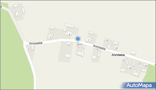 Annówka, Annówka, 6, mapa Annówka