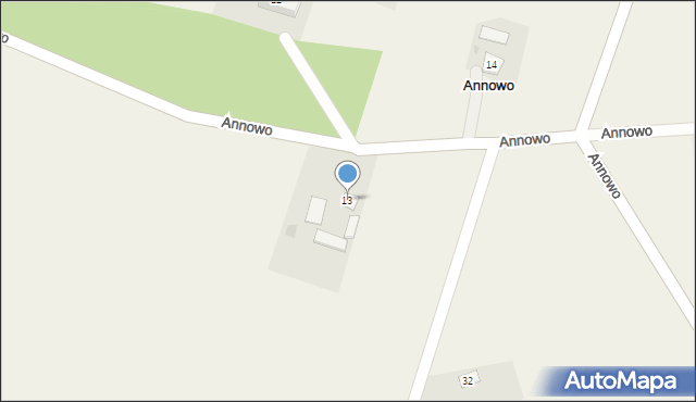 Annowo, Annowo, 13, mapa Annowo