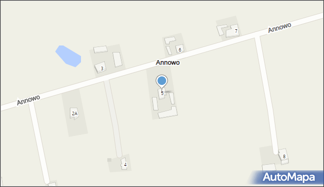 Annowo, Annowo, 5, mapa Annowo