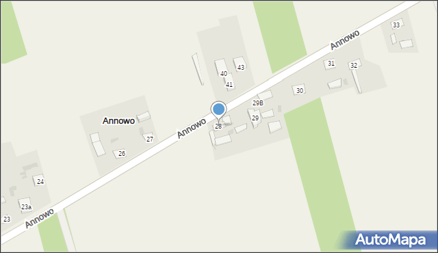 Annowo, Annowo, 28, mapa Annowo