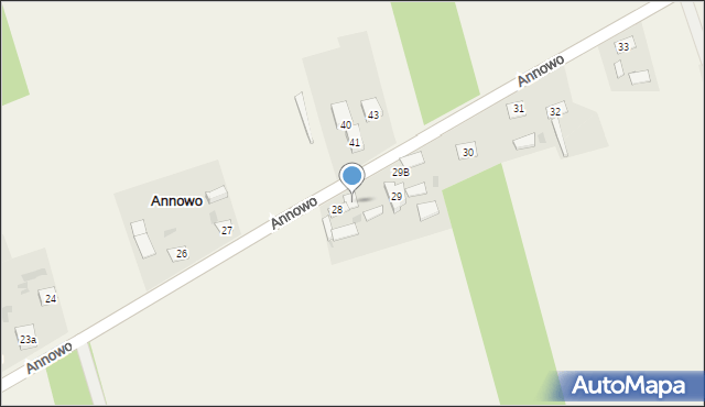 Annowo, Annowo, 28a, mapa Annowo