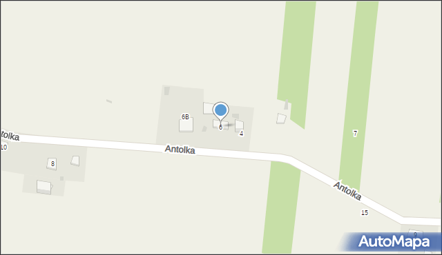 Antolka, Antolka, 6, mapa Antolka