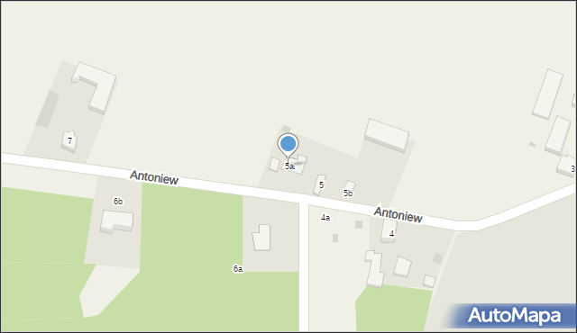 Antoniew, Antoniew, 5a, mapa Antoniew