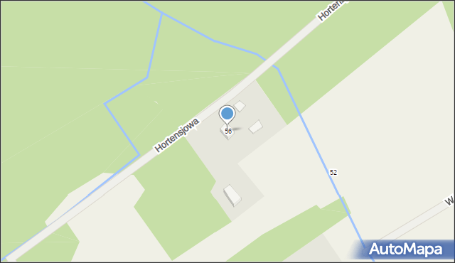 Antoniew, Antoniew, 56, mapa Antoniew