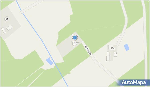 Antoniew, Antoniew, 64, mapa Antoniew