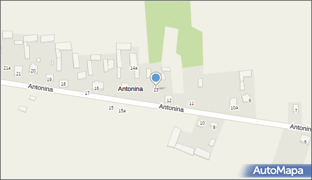 Antonina, Antonina, 13, mapa Antonina