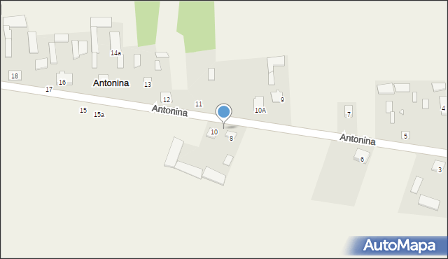 Antonina, Antonina, 9A, mapa Antonina