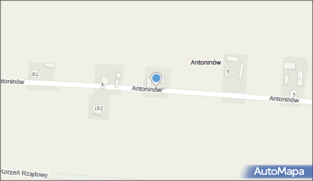 Antoninów, Antoninów, 7, mapa Antoninów