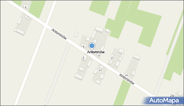 Antoninów, Antoninów, 10, mapa Antoninów