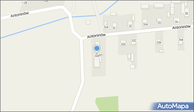 Antoninów, Antoninów, 31b, mapa Antoninów