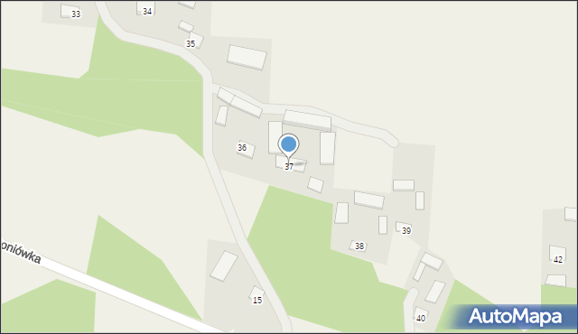 Antoniówka, Antoniówka, 37, mapa Antoniówka