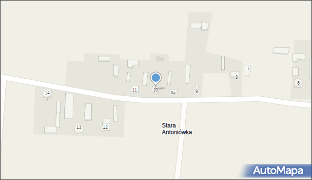 Antoniówka, Antoniówka, 10, mapa Antoniówka