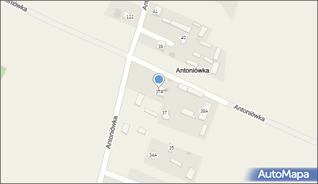 Antoniówka, Antoniówka, 37A, mapa Antoniówka