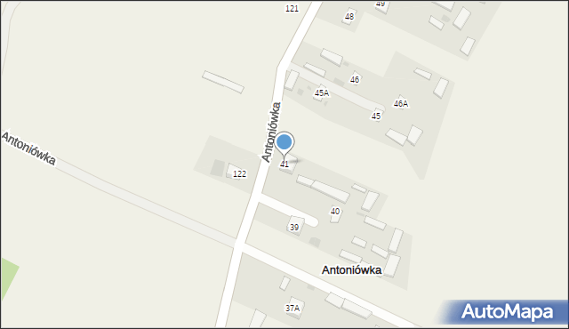 Antoniówka, Antoniówka, 41, mapa Antoniówka