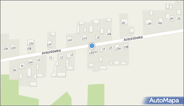 Antoniówka, Antoniówka, 13/2, mapa Antoniówka