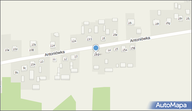 Antoniówka, Antoniówka, 16a, mapa Antoniówka