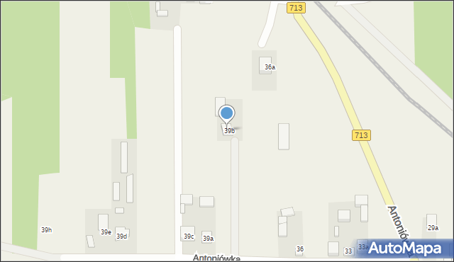 Antoniówka, Antoniówka, 41, mapa Antoniówka