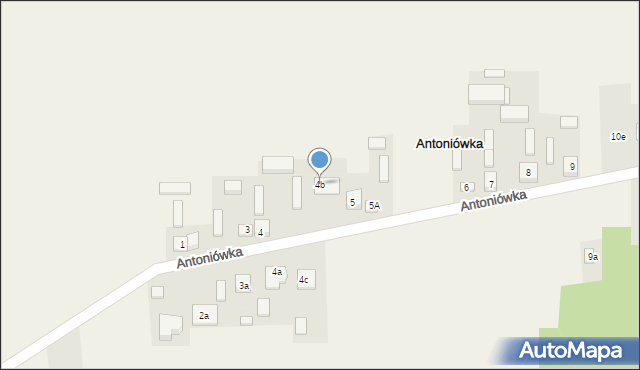 Antoniówka, Antoniówka, 4b, mapa Antoniówka