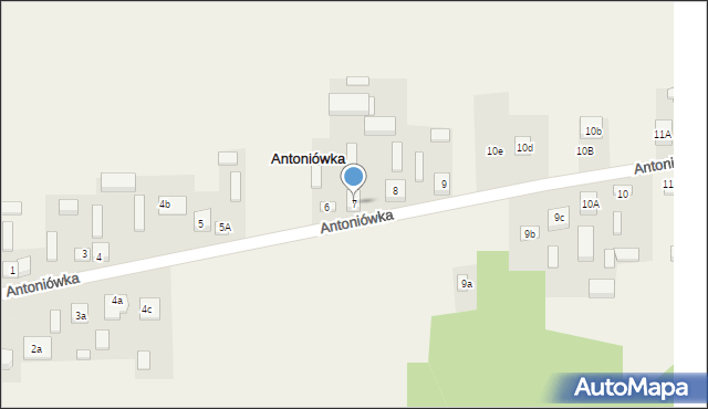 Antoniówka, Antoniówka, 7, mapa Antoniówka