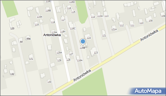 Antoniówka, Antoniówka, 125, mapa Antoniówka