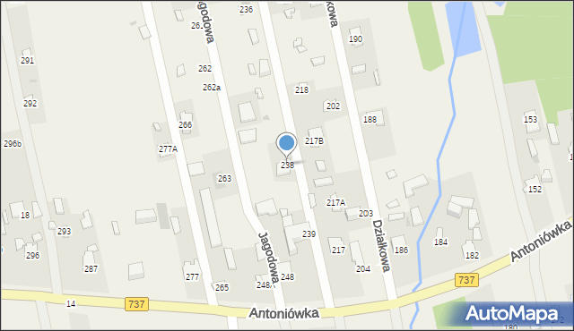 Antoniówka, Antoniówka, 238, mapa Antoniówka