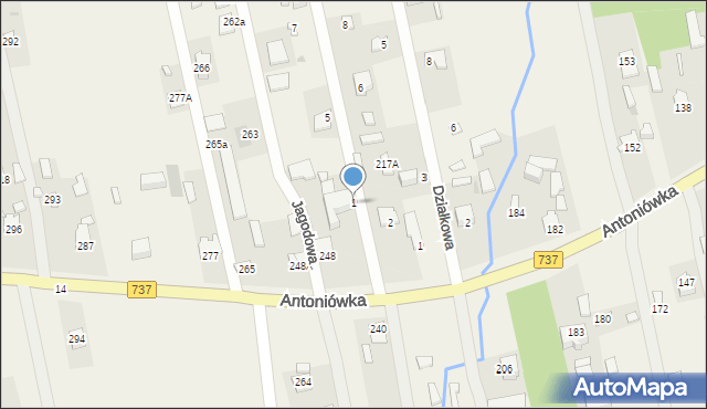 Antoniówka, Antoniówka, 239, mapa Antoniówka