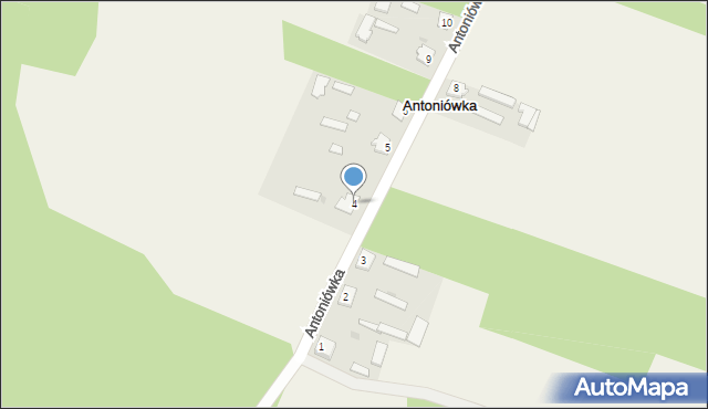 Antoniówka, Antoniówka, 4, mapa Antoniówka