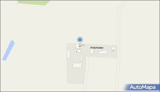 Antonowo, Antonowo, 4A, mapa Antonowo