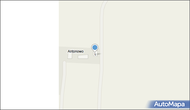 Antonowo, Antonowo, 5, mapa Antonowo