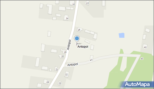Antopol, Antopol, 17, mapa Antopol