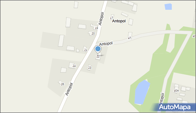 Antopol, Antopol, 22, mapa Antopol