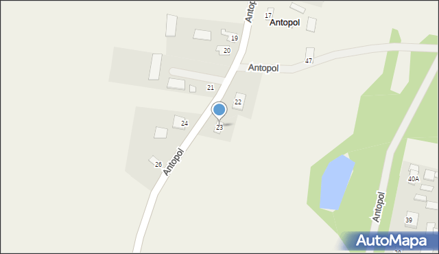 Antopol, Antopol, 23, mapa Antopol