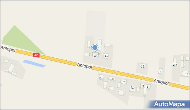 Antopol, Antopol, 10, mapa Antopol