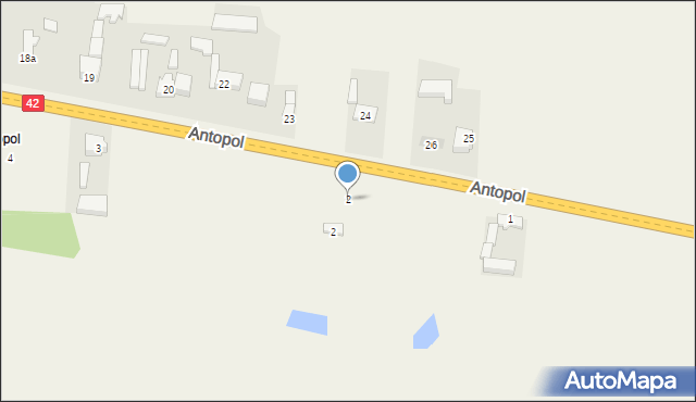 Antopol, Antopol, 2, mapa Antopol