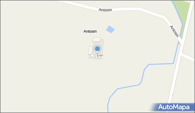 Antosin, Antosin, 3, mapa Antosin