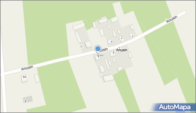 Anusin, Anusin, 6, mapa Anusin