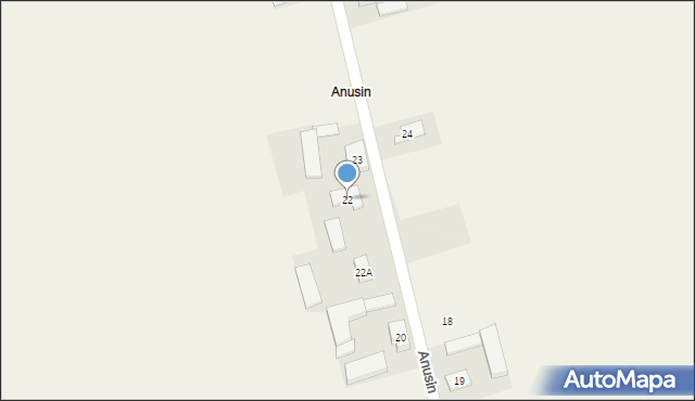 Anusin, Anusin, 22, mapa Anusin