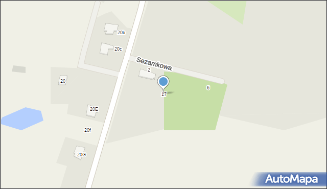 Bartoszyce, Andersa Władysława, gen., 17, mapa Bartoszyce