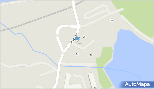 Gdańsk, Andersa Władysława, gen., 28, mapa Gdańska