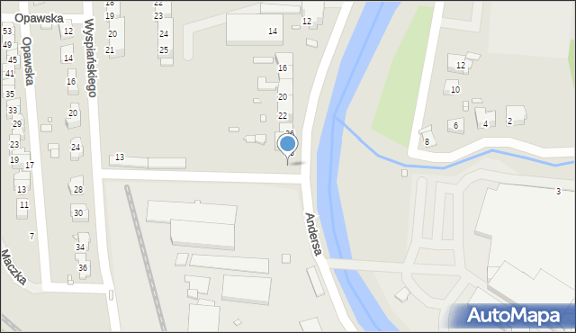 Głuchołazy, Andersa Władysława, gen., 30, mapa Głuchołazy