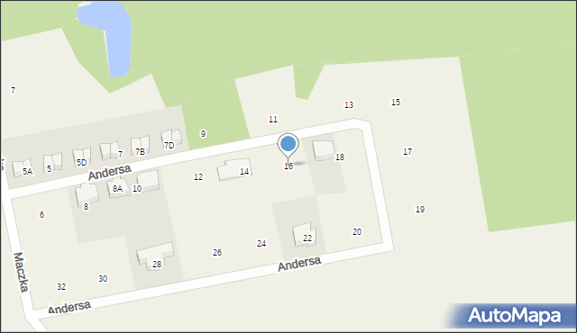 Koleczkowo, Andersa Władysława, gen., 16, mapa Koleczkowo