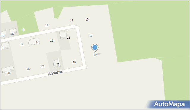 Koleczkowo, Andersa Władysława, gen., 19, mapa Koleczkowo