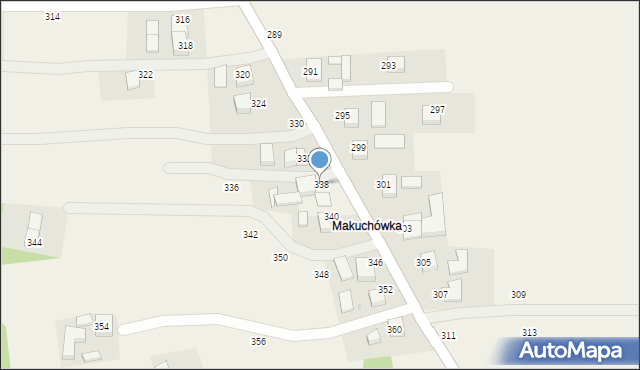 Piotrowice, Andrychowska, 338, mapa Piotrowice