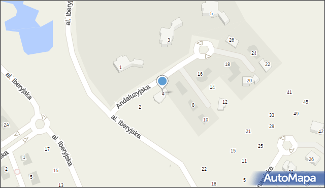 Pogórze, Andaluzyjska, 4, mapa Pogórze