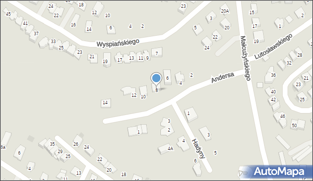 Świecie, Andersa Władysława, gen., 8, mapa Świecie