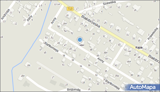 Tomaszów Mazowiecki, Anny, 50, mapa Tomaszów Mazowiecki