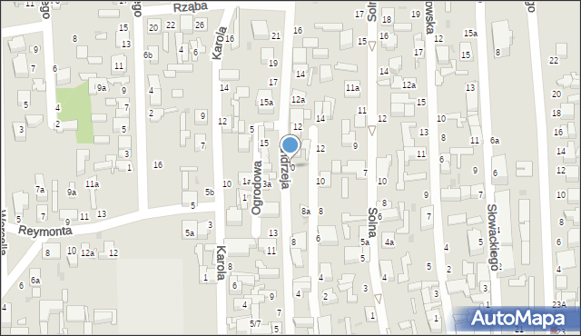 Zgierz, Andrzeja, 10, mapa Zgierz