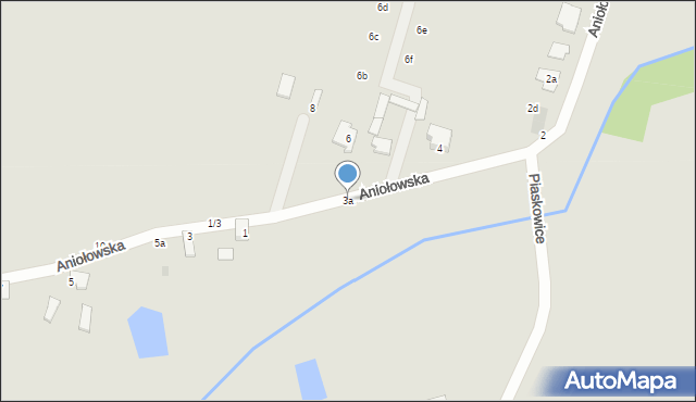 Zgierz, Aniołowska, 3a, mapa Zgierz