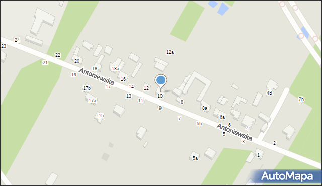 Zgierz, Antoniewska, 10a, mapa Zgierz